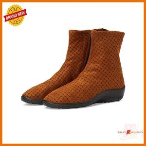 Vegan Ankle Boots with Arch Support, Lightweight & Machine Washable
